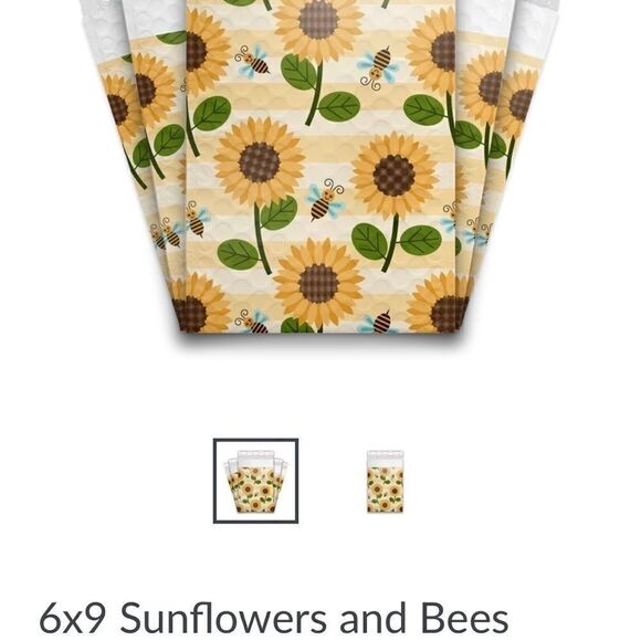 Poly Mailers MIX Sunrise bubble mailer insert card - Picture 12 of 16